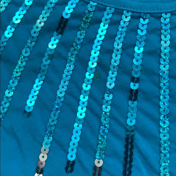 One strap sequence drop flowy top - Picture 3 of 3